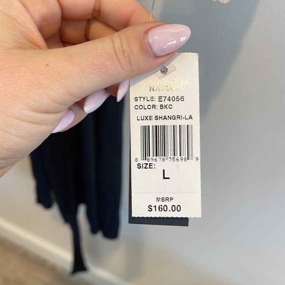 Natori Modal Robe with Lace trim (Large) - Picture 4 of 4